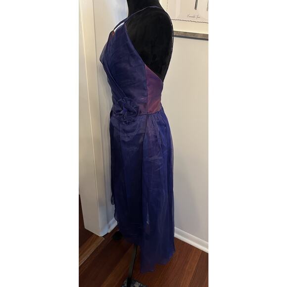VTG Gunne Sax Formal Gown Size 7/8 Jessica McClintock Purple Tulle Midi 80-90s - Picture 2 of 12